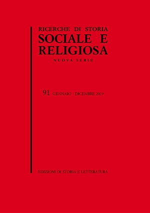 Ricerche di Storia Sociale e Religiosa, 91