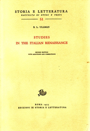 Studies in the Italian Renaissance