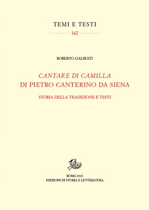 Cantare di Camilla di Pietro canterino da Siena