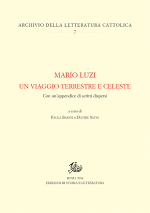 copertina di Mario Luzi
