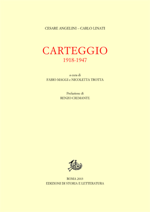 copertina di Carteggio