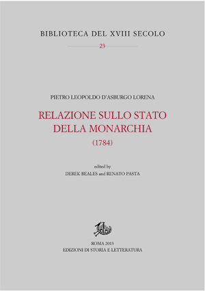 copertina di Relazione sullo stato della monarchia