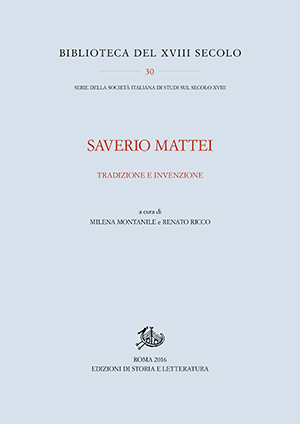 copertina di Saverio Mattei