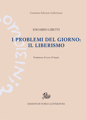 copertina di I problemi del giorno: il liberismo