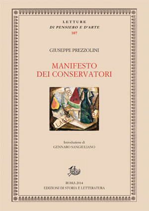copertina di Manifesto dei conservatori