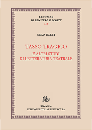 copertina di Tasso tragico e altri studi di letteratura teatrale