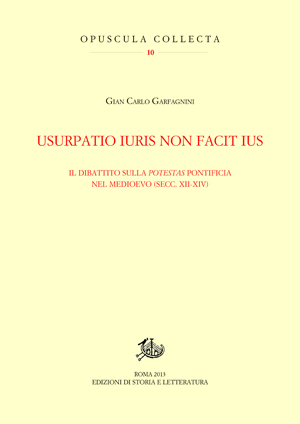 copertina di Usurpatio iuris non facit ius
