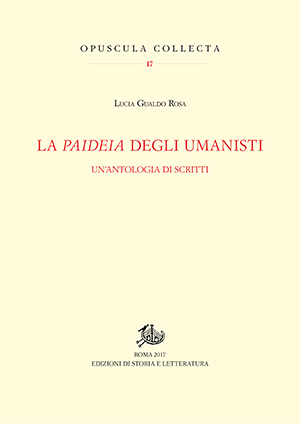 copertina di La paideia degli umanisti