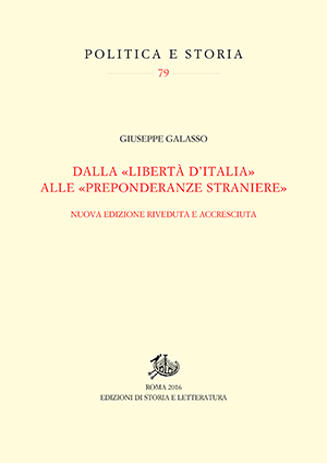 copertina di Dalla «libertà d’Italia» alle «preponderanze straniere»