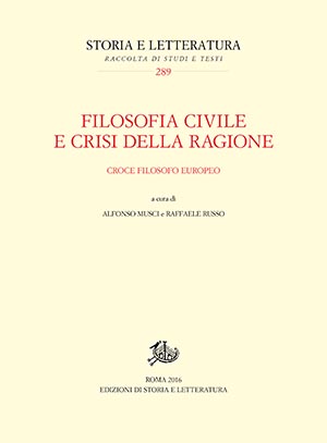 copertina di Filosofia civile e crisi della ragione