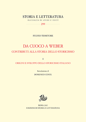 copertina di Da Cuoco a Weber. Contributi alla storia dello storicismo.I