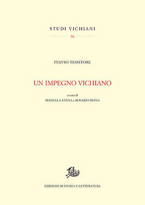 copertina di Un impegno vichiano