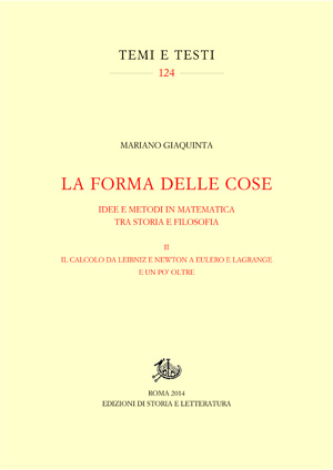 copertina di La forma delle cose, II