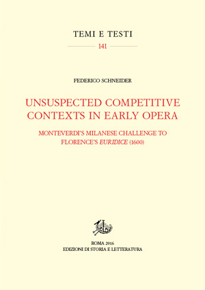 copertina di Unsuspected Competitive Contexts in Early Opera