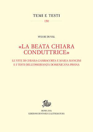 copertina di «La beata Chiara conduttrice»