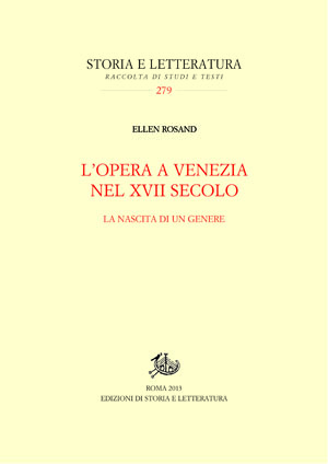 copertina di L’opera a Venezia nel XVII secolo