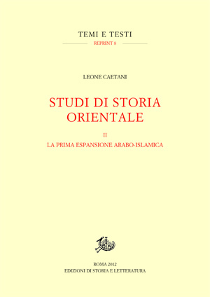 copertina di Studi di storia orientale. II.