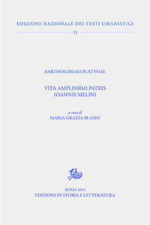 copertina di Vita amplissimi patris Ioannis Melini
