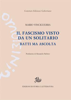 copertina di Il fascismo visto da un solitario