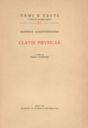 copertina di Clavis Physicae