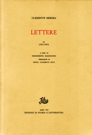 copertina di Lettere