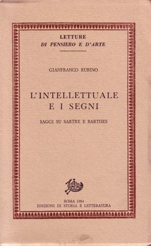 copertina di L'intellettuale e i segni