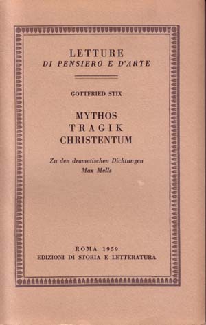 copertina di Mythos, Tragik, Christentum