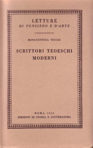 copertina di Scrittori tedeschi moderni