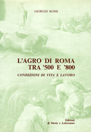 copertina di L'agro di Roma tra ’500 e ’800