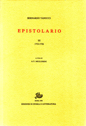 copertina di Epistolario. III