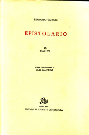 copertina di Epistolario. IX