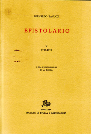 copertina di Epistolario. V