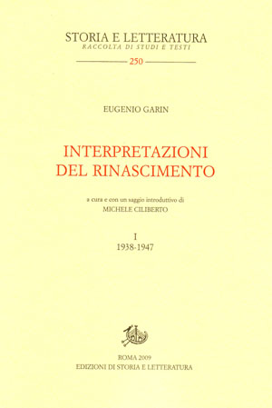 copertina di Interpretazioni del Rinascimento