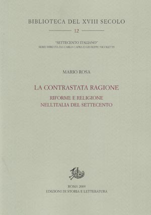 copertina di La contrastata ragione