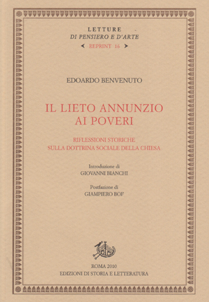 copertina di Il lieto annunzio ai poveri.