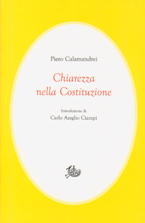copertina di Chiarezza nella Costituzione