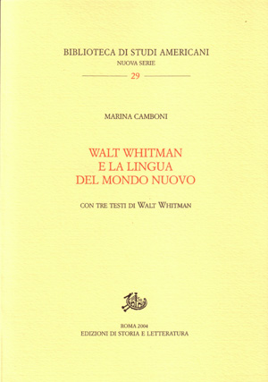 copertina di Walt Whitman e la lingua del Mondo Nuovo