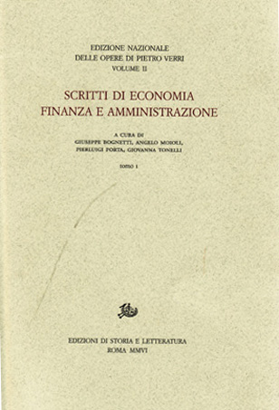 copertina di Scritti di economia, finanza e amministrazione