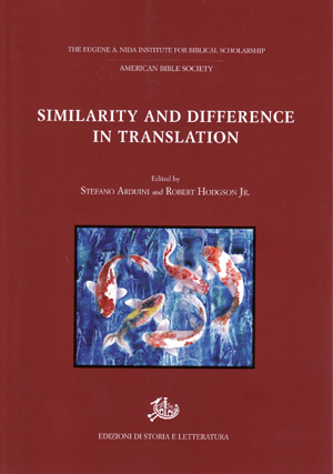 copertina di Similarity and Difference in Translation