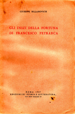 copertina di Gli inizi della fortuna di Francesco Petrarca