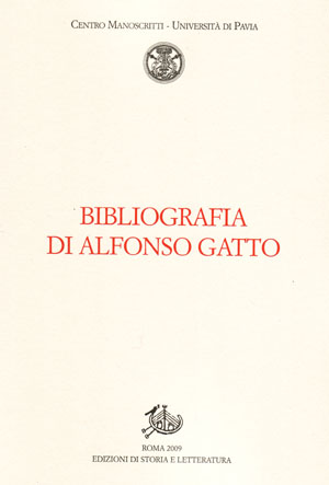 copertina di Bibliografia di Alfonso Gatto