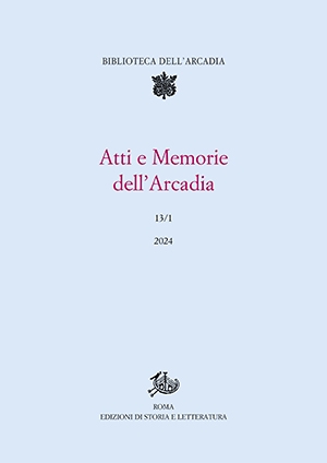 Atti e memorie dell'Arcadia, 13 (2024), 1