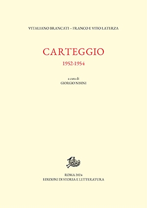 Carteggio 1952-1954