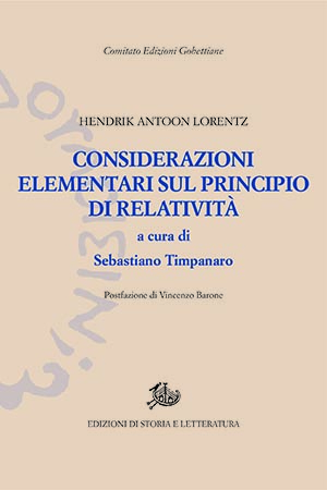 Considerazioni elementari sul principio di relatività